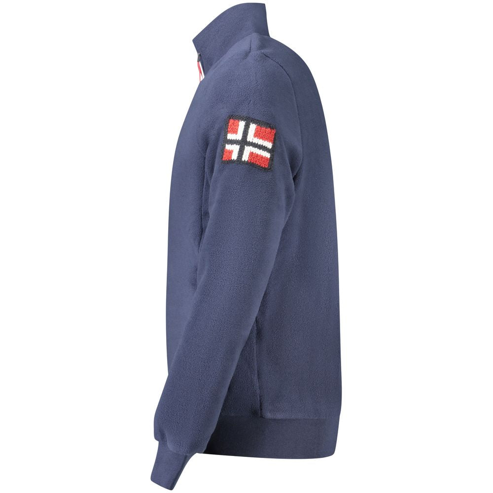 Norway 1963 Blue Polyester Men Sweater