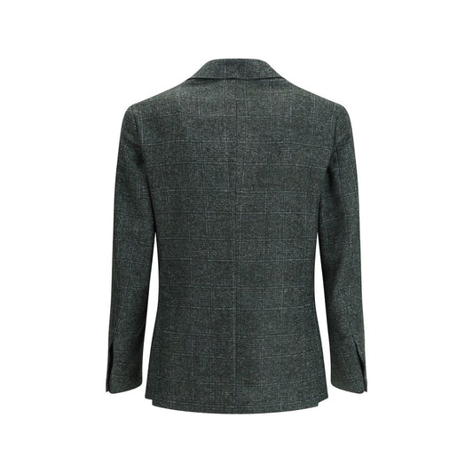 Gi Capri Green Fleece Wool Blazer