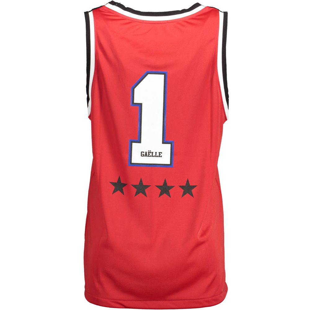 Gaelle Paris Red Polyester T-Shirt