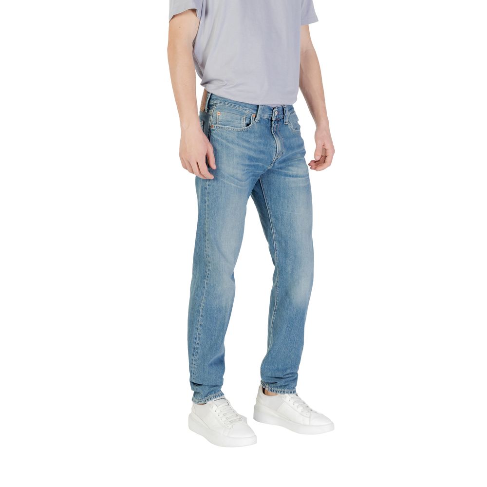 Replay Blue Cotton Skinny Jeans