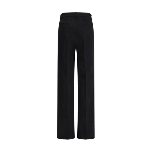 Max Mara Black Camel Hair Casual Pants