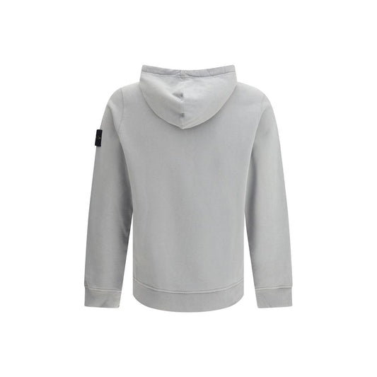 Stone Island Gray Cotton Sweatshirt