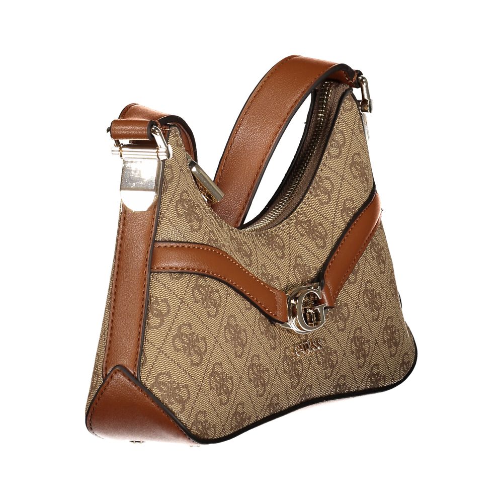 Guess Jeans Beige Polyurethane Women's Shoulder Bag