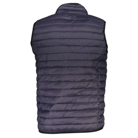 Gianmarco Venturi Blu Poliammide Men's Gilet