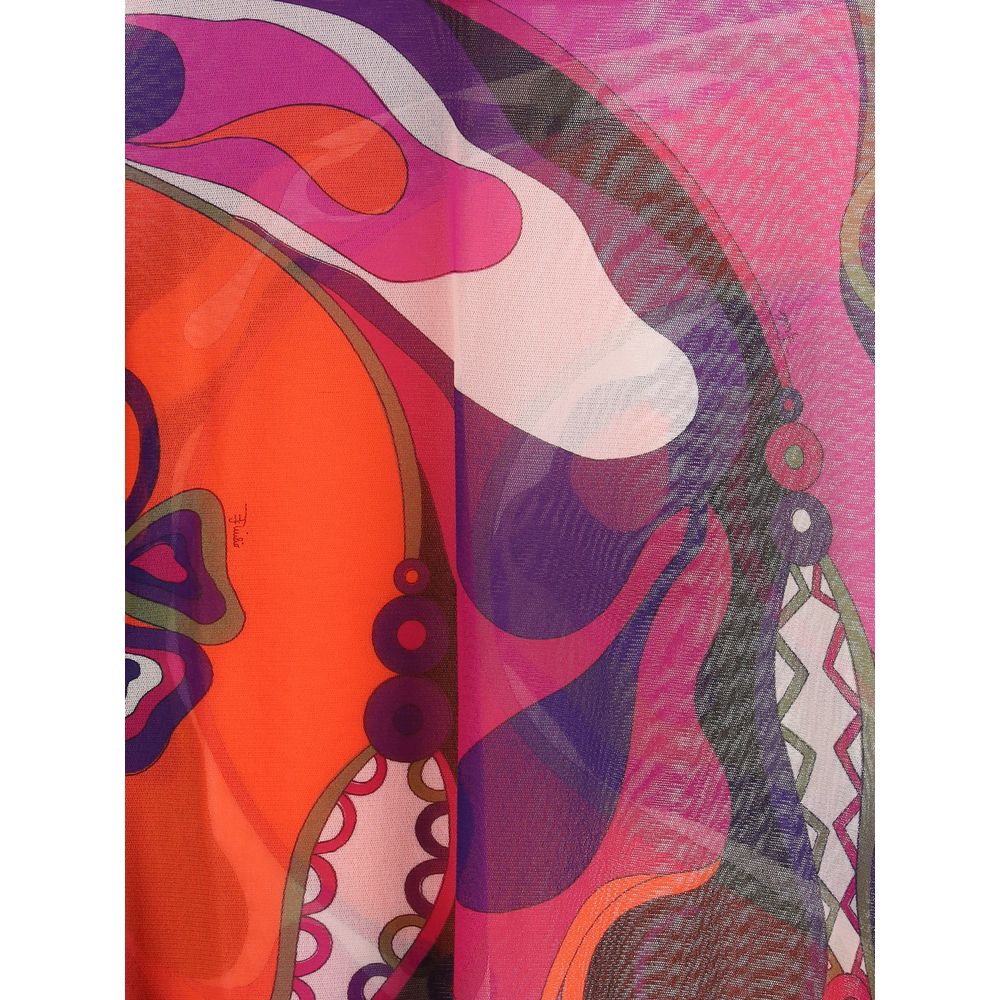 Emilio Pucci Multicolor Polyamide Pattern Shirt