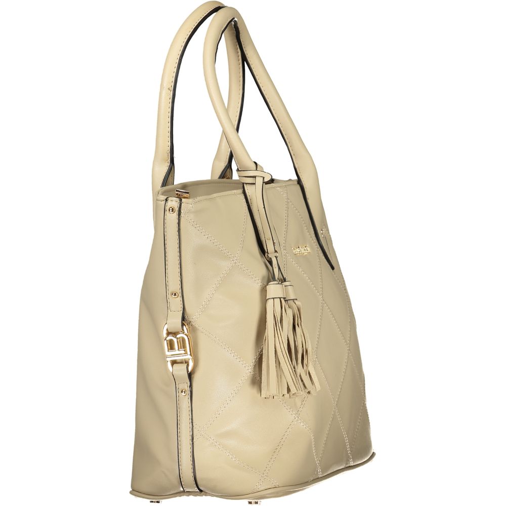 Laura Biagiotti Beige PVC Women Handbag
