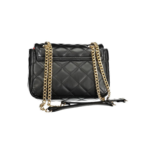Mario Valentino Nero Poliuretano Woman Shoulder Bag