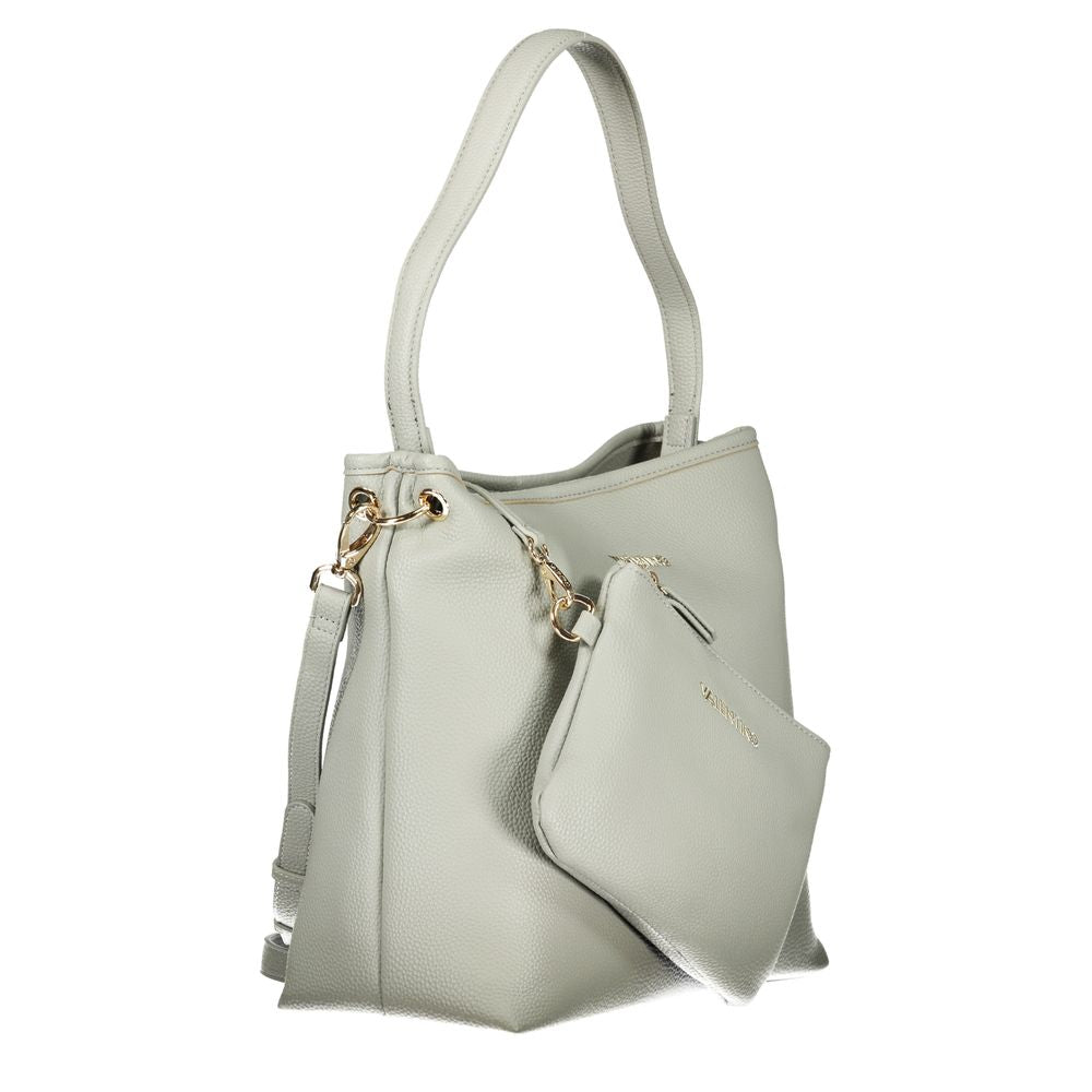 Mario Valentino Gray Polyethylene Handbag