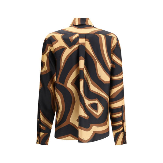 Emilio Pucci Multicolor Silk Pattern Shirt