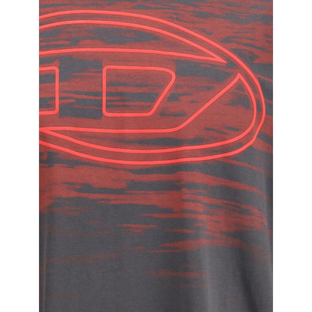 Diesel Black Cotton T-Shirt
