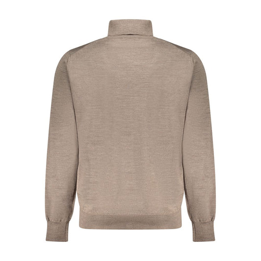 K-WAY Brown Wool Men Sweater