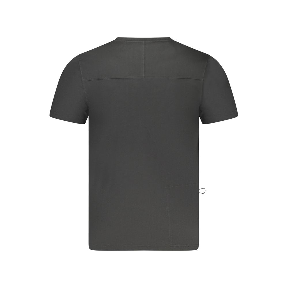 K-WAY Black Cotton Men T-Shirt