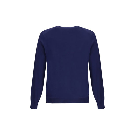 Brunello Cucinelli Blue Wool Oves Aries Sweatshirt