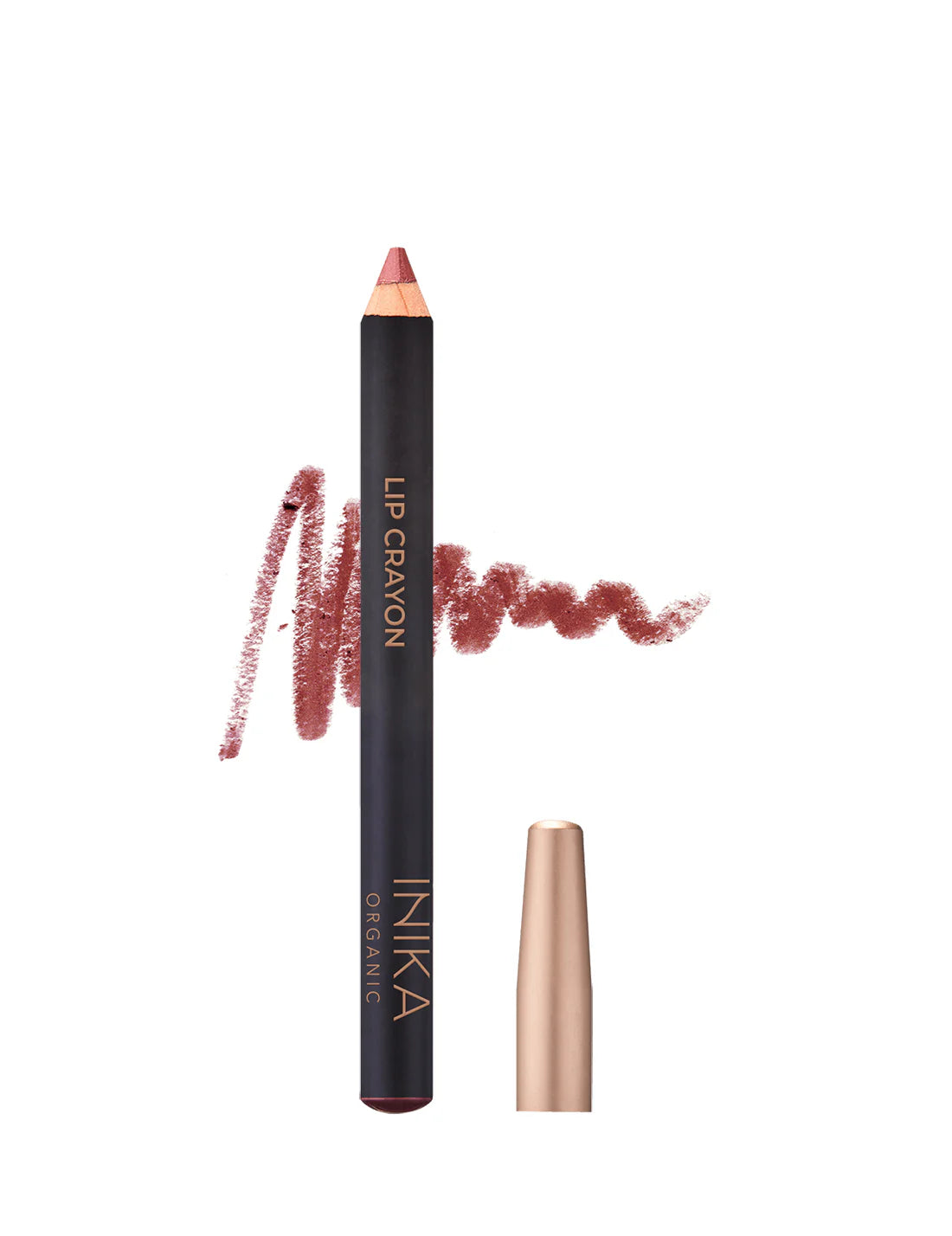INIKA Organic Lipstick Crayon COLOUR  Rose Petal