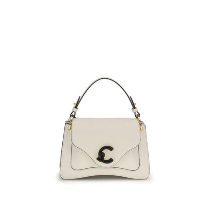 Coccinelle Beige Calf Leather Bos Taurus Shoulder Bag