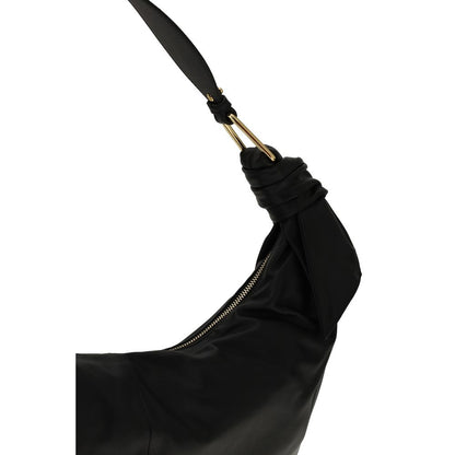 Coccinelle Black Calf Leather Bos Taurus Shoulder Bag