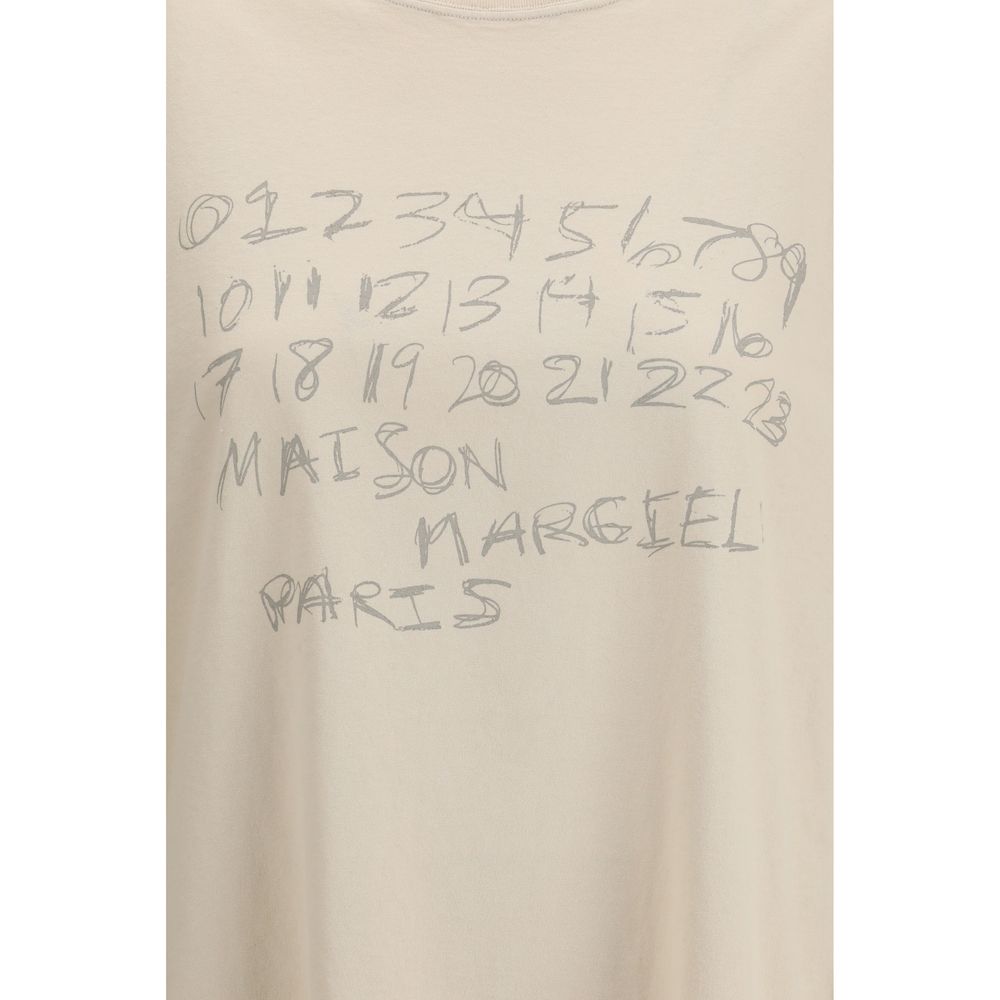 Maison Margiela Beige Cotton T-Shirt