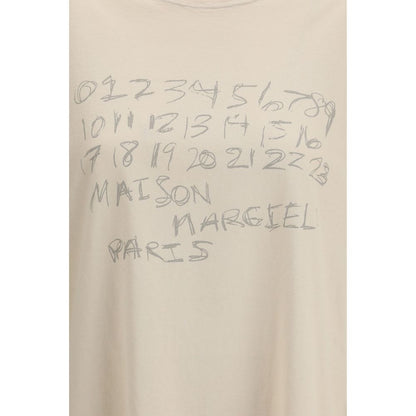 Maison Margiela Beige Cotton T-Shirt