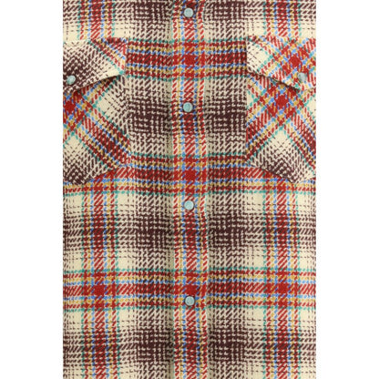 God's True Cashmere Multicolor Cashmere Shirt