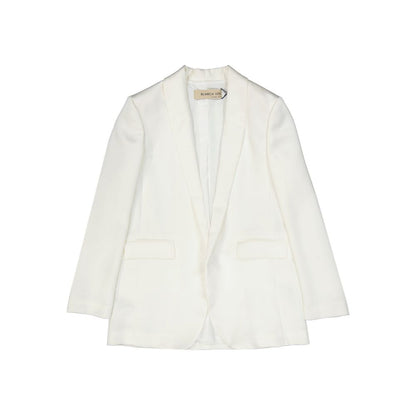 BLANCA VITA White Polyester Jackets And Coat