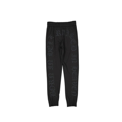 Philipp Plein Black Elastane Joggers (Workout Pants)