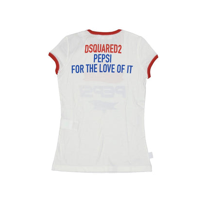 Dsquared² White Cotton T-Shirt