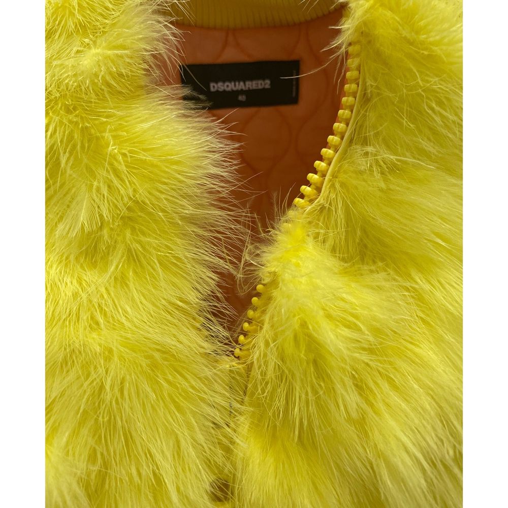 Dsquared² Bicolor Feather Bomber
