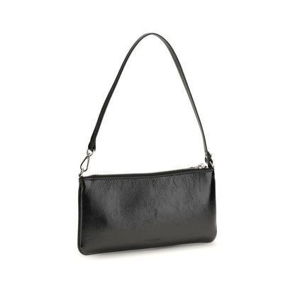 Courrèges Black Cowhide Shoulder Bag