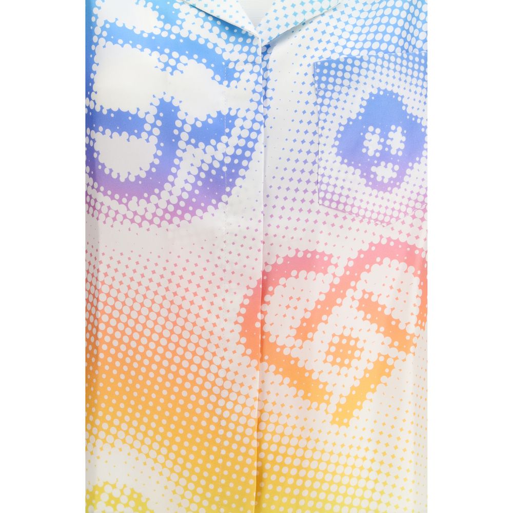 Casablanca Multicolor Silk Shortsleeve Shirt