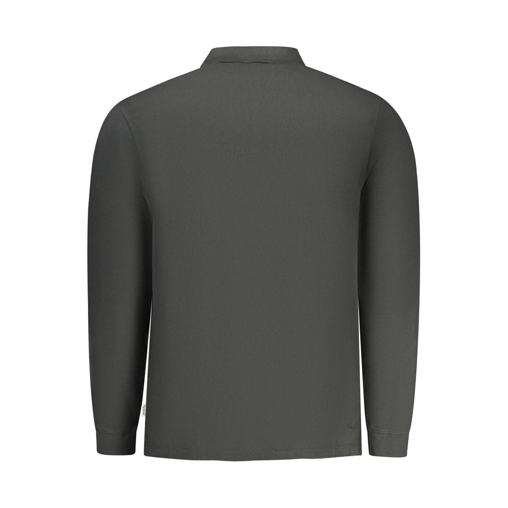 Pepe Jeans Black Cotton Men Polo Shirt