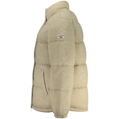Guess Jeans Beige Polyester Women's Jacket