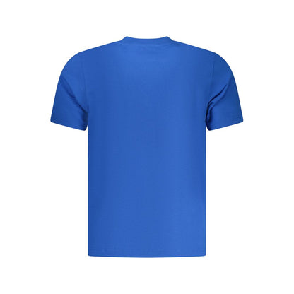North Sails Blue Cotton Men T-Shirt