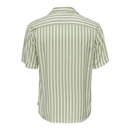 Only & Sons Bicolor Cotton Pattern Shirt