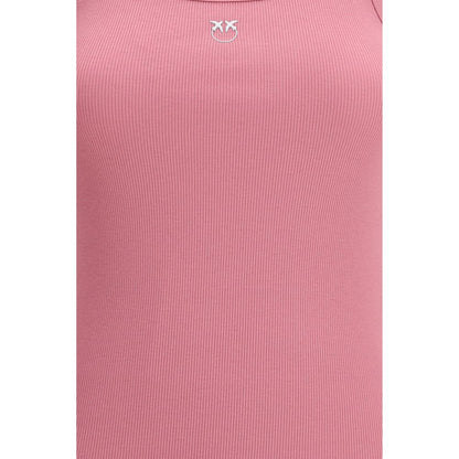 PINKO Multicolor Cotton Sleeveles T-Shirt
