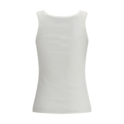 PINKO White Cotton Tank Tops