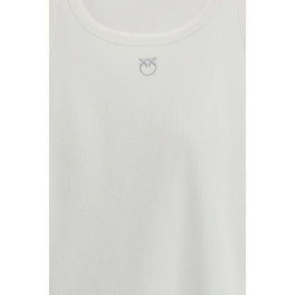 PINKO White Cotton Tank Tops