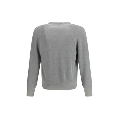Brunello Cucinelli Gray Cotton Cardigan