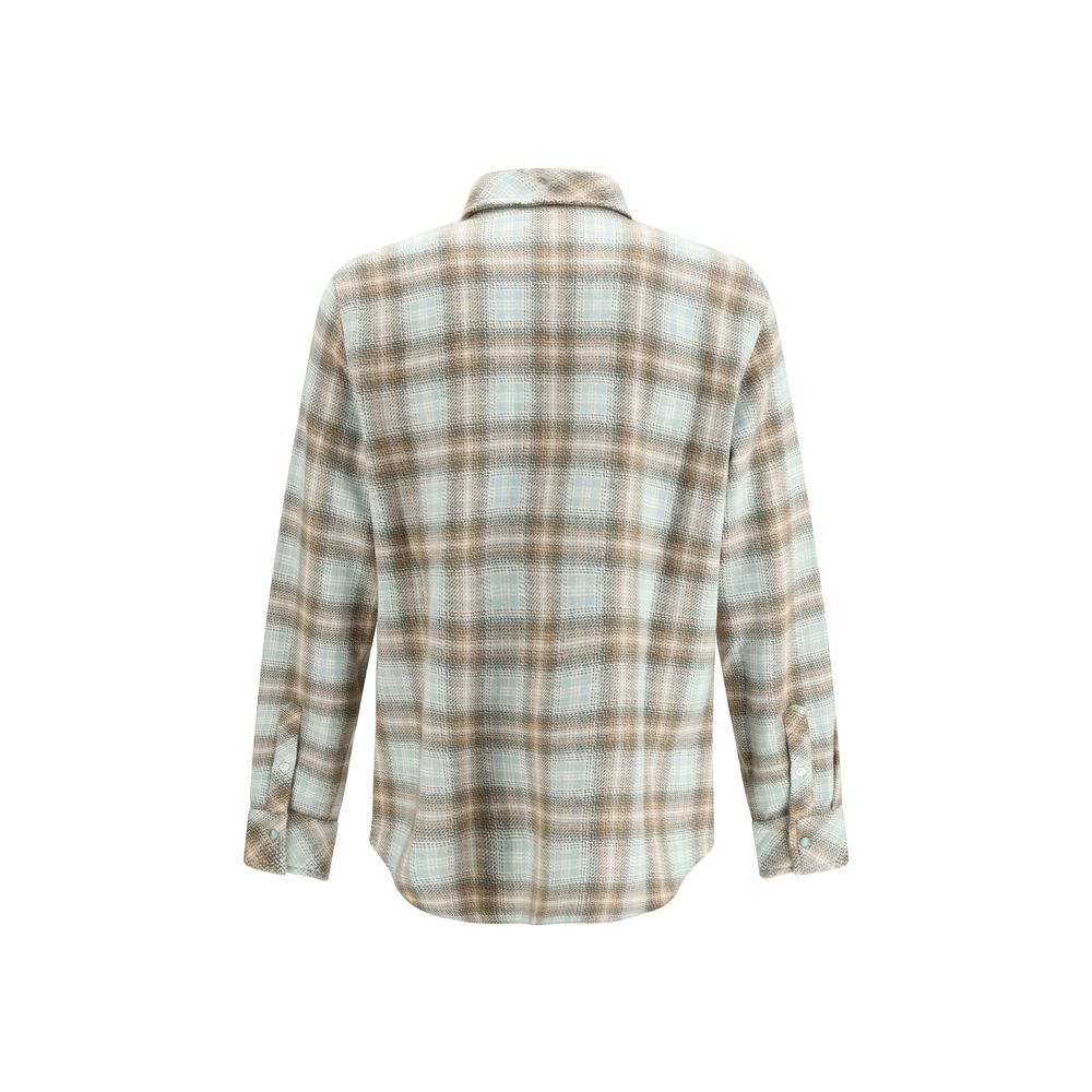 God's True Cashmere Multicolor Cashmere Shirt