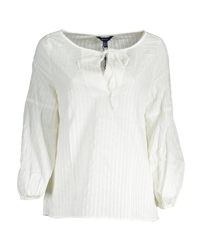 Gant White Cotton Blouse