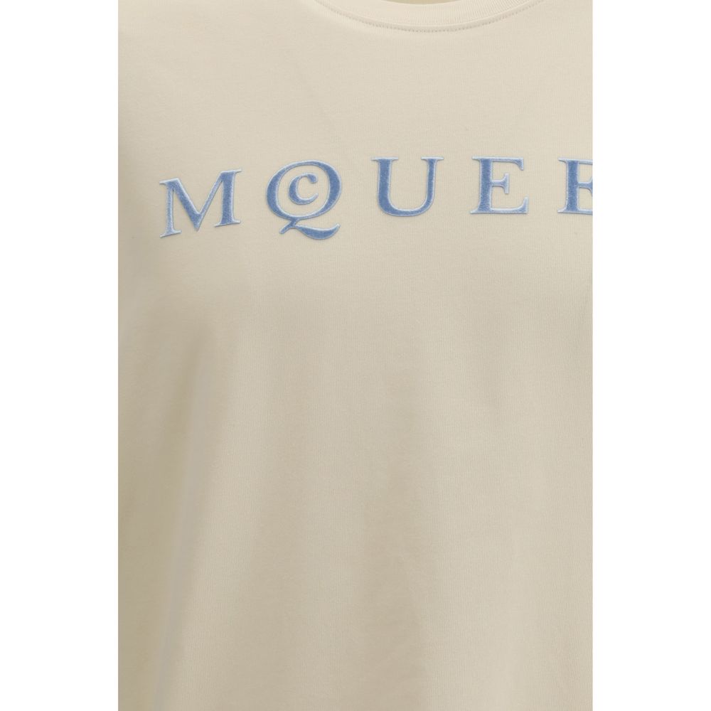 Alexander McQueen Beige Cotton T-Shirt