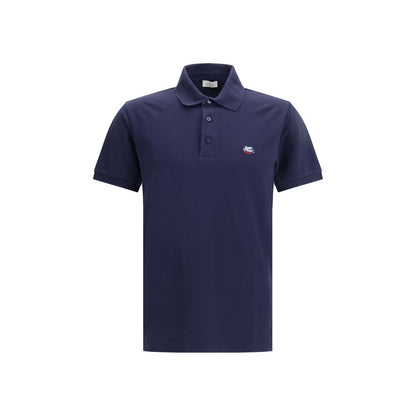 Etro Blue Cotton Polo Shirt