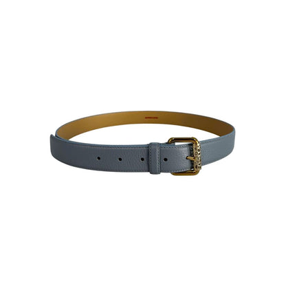 Borbonese Blue Leather Women Belt