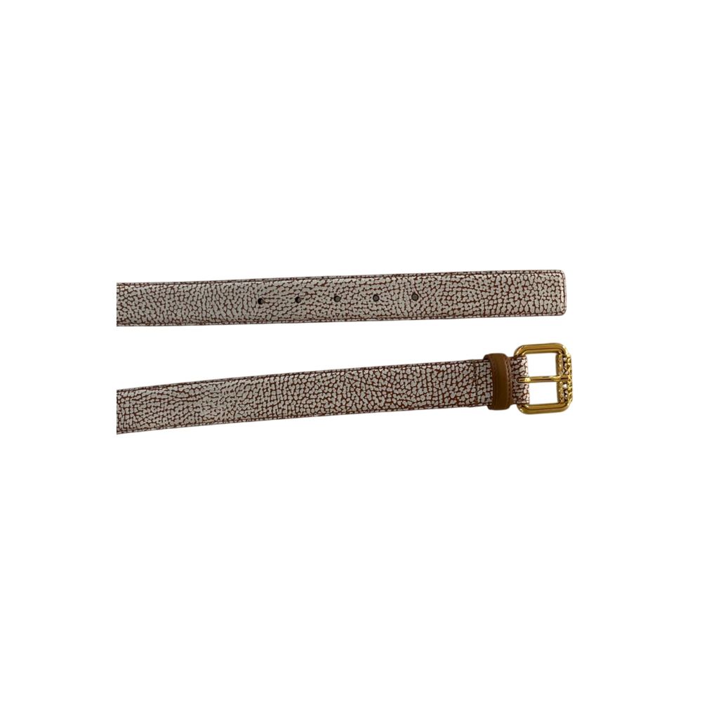 Borbonese Brown Leather Women Belt