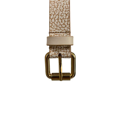 Borbonese Beige Polyvinyl Women's Belt