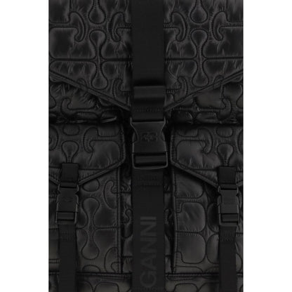 Ganni Black Polyamide Backpack