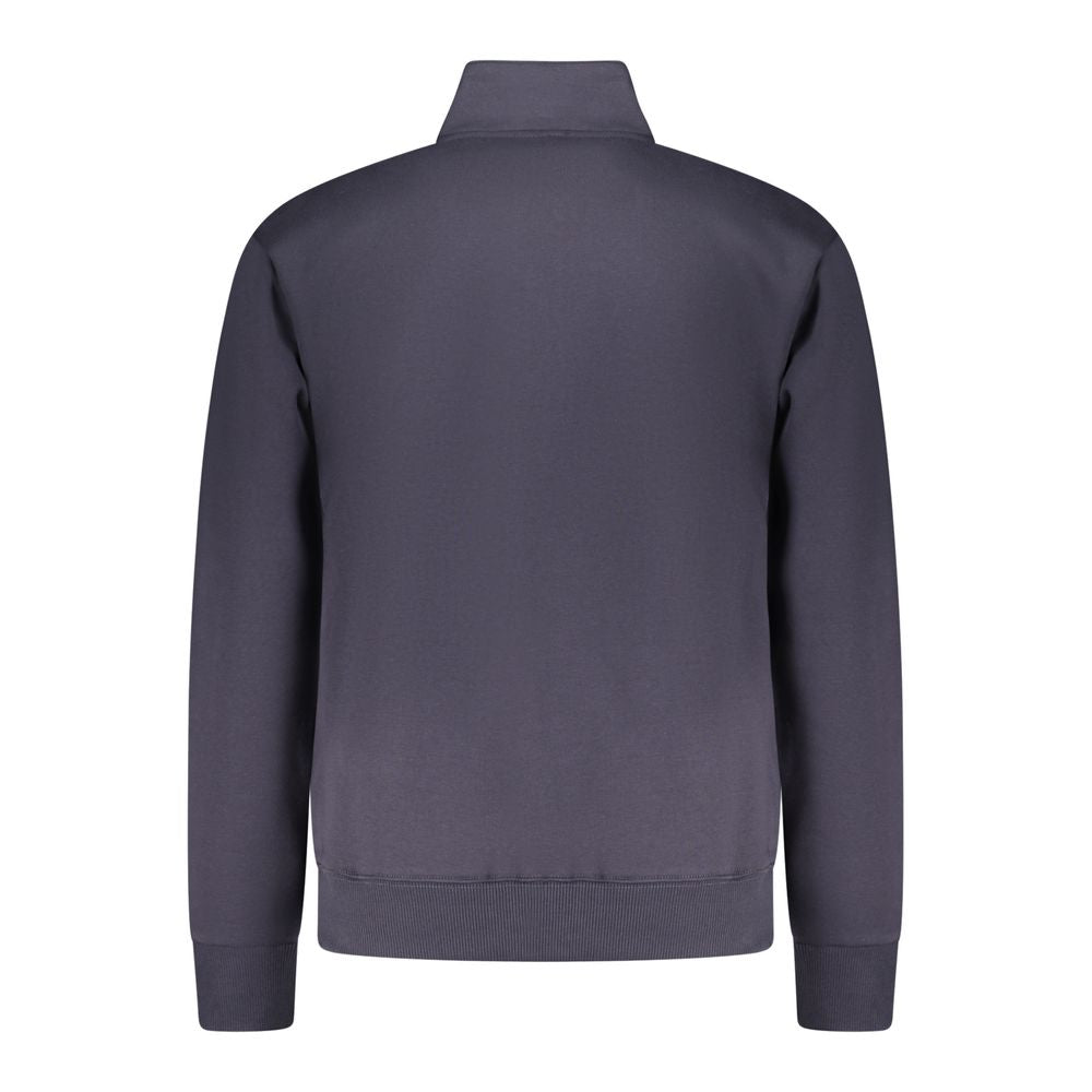 Coveri Moving Blue Cotton Men Sweatshirt