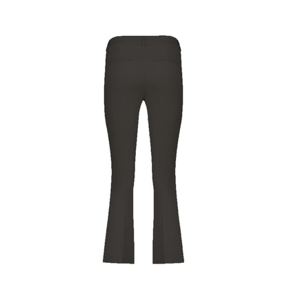 Herno Black Elastane Flared Pants