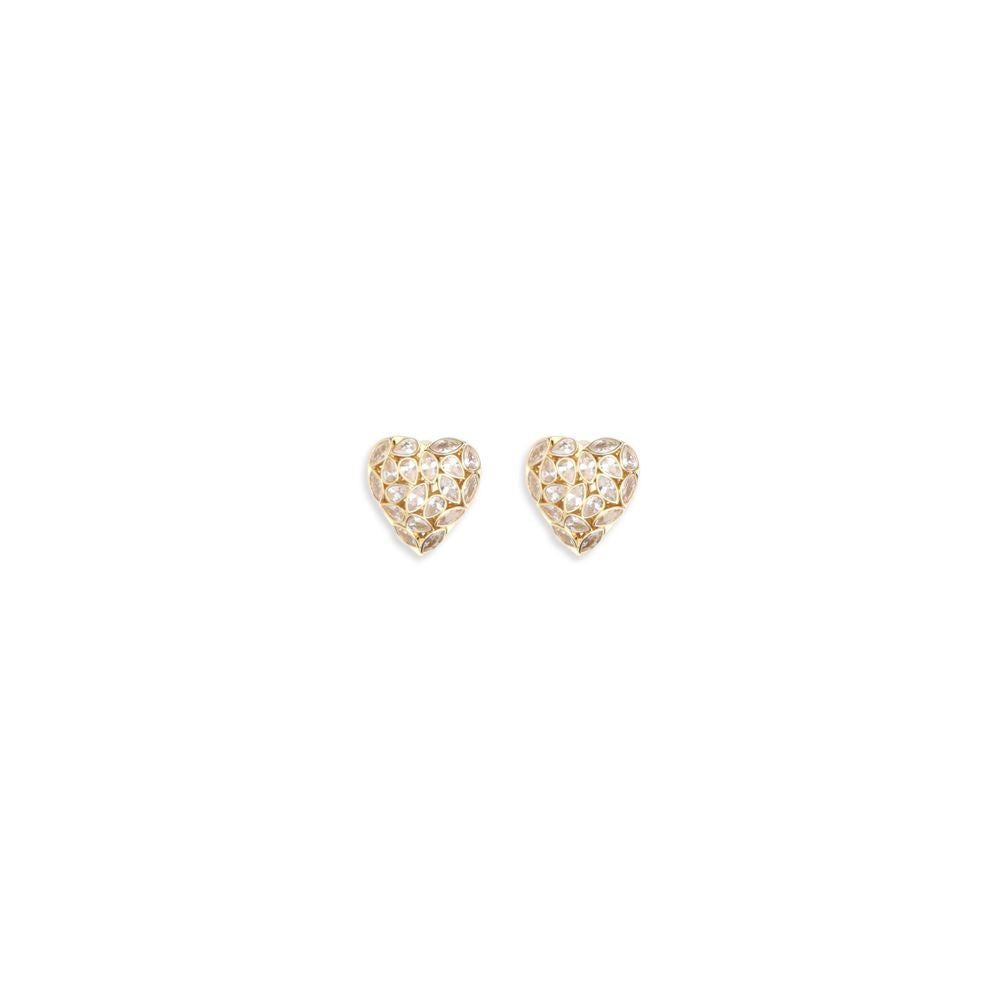 Self-Portrait Gold Brass Earrings