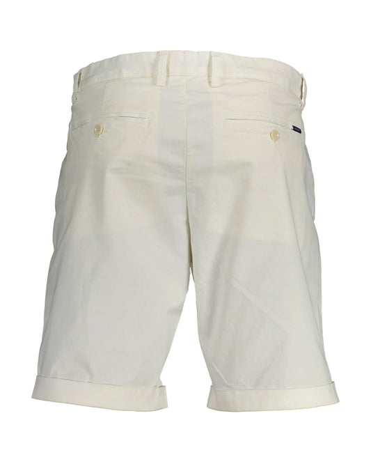 Gant White Cotton Bermuda Shorts
