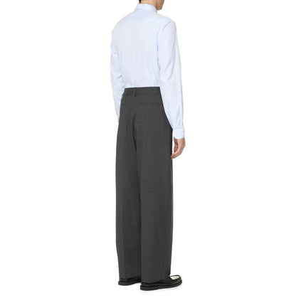 Prada Blue Cotton Dress Shirt